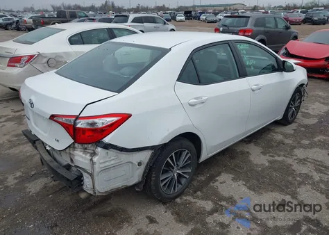 2016 Toyota Corolla Le Plus z USA, uszkodzony, nr VIN 5YFBURHE9GP436556